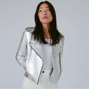 The Mighty Company! Silver Biker Jacket!